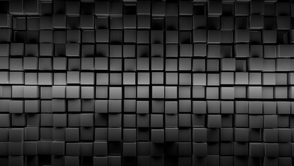 Abstract grey colored cube background