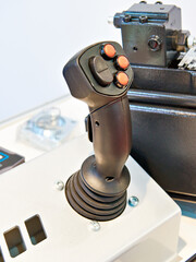 Joystick manipulator for hydraulic equipment © Sergey Ryzhov