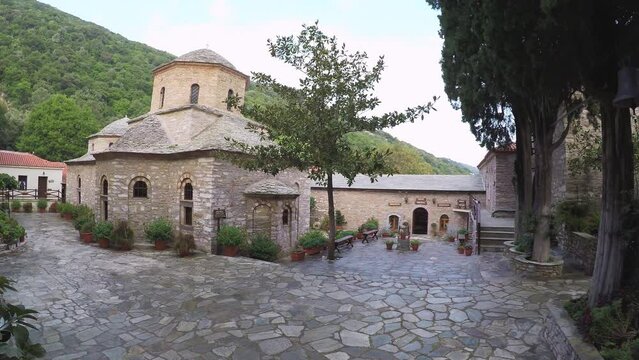 The Monastery of Evagelistria in Skiathos, Greece