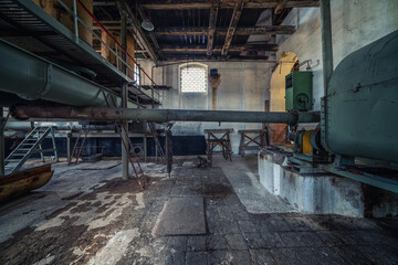 The old sugar factory, a place where sweet memories and sticky stories cling to the walls