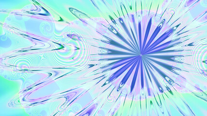 Fantasy colorful chaotic fractal texture.