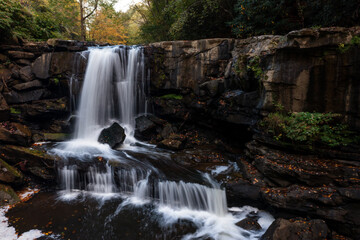 Laurel Creek Falls - Long Exposure of Waterfall - Appalachian Mountain Region - Fayetteville, West Virginia