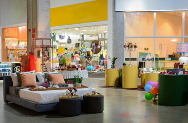 objects for sale inside the gallery
