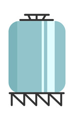 Industrial tank icon. Vector illustration