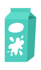 Milk pack icon. Vector illustration
