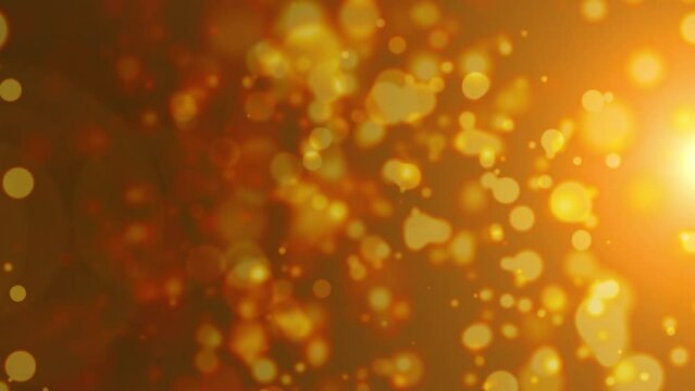Background of particles animated from balls