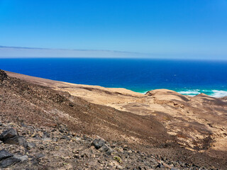 Fototapeta na wymiar Zonas costeras de Fuerteventura