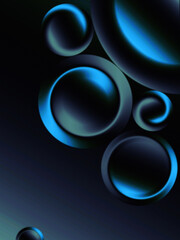 abstract background with circles