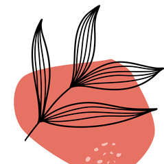 Abstract Leaves Blob