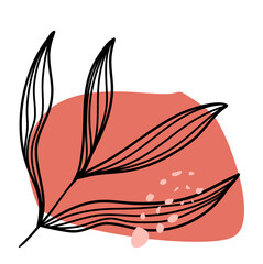 Abstract Leaves Blob