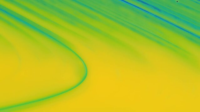 Liquid abstractions, blue and yellow. Geometric patterns. Unique natural graphics.