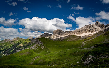 Fototapeta premium landscape with clouds