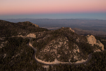 Mt Lemmon highway, Tucson Arizona. 