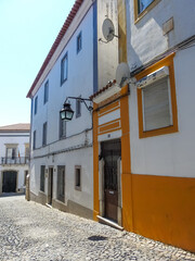 Historic town of Evora, Portugal. 
