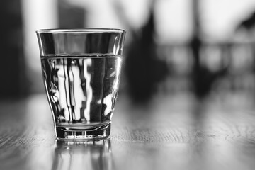 水　グラス　光