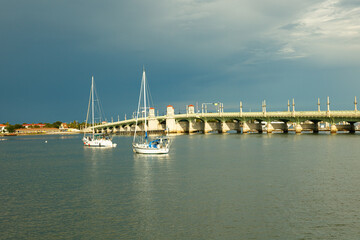Fototapeta premium Bridge of Lions, St Augustine, Florida