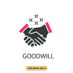 goodwill icons  symbol vector elements for infographic web