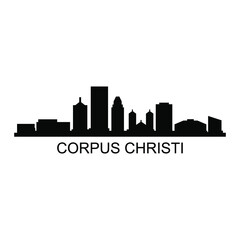 Naklejka premium Skyline corpus christi