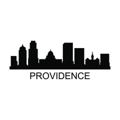 Naklejka premium Providence skyline