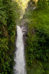 Peaceful waterfall in Costa Rica