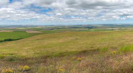 Eastern Oregon farmlands and landscape.