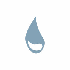 Water drop icon vector illustration design template