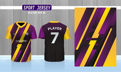 Soccer jersey sport mockup template for football kit or activewear uniform for your custom made team or any occasion, Everything is edible, resizable and color change. T-shirt sport design template.