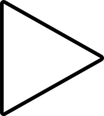 play vector icon illustration on white background..eps