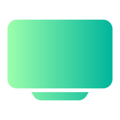 smart tv gradient icon