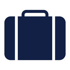 suitcase glyph icon
