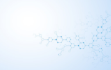 concept physics molecular structure and  dna vector  chemistry science  illustration
