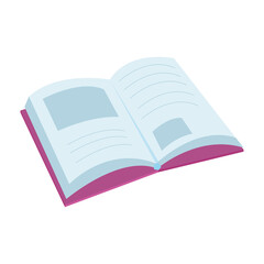 pink open book
