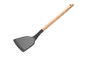Silicone spatula isolated on white background.Kitchen Utensil.
