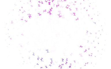 Light Blue, Red vector abstract pattern with branches.