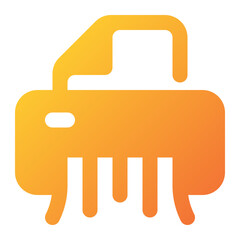 paper shredder Icon Illustration