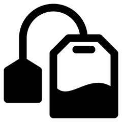 tea bag Icon Illustration