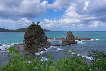 The view of the beautiful 