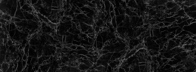 Fototapeta na wymiar Black marble texture for background.