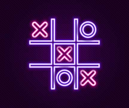 Glow in the Dark Tic Tac Toe!