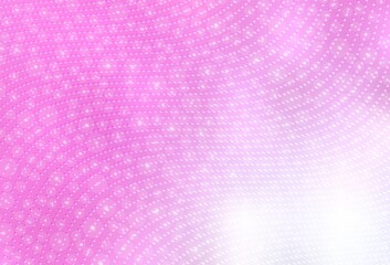 Light Pink vector Glitter abstract illustration with blurred drops of rain.