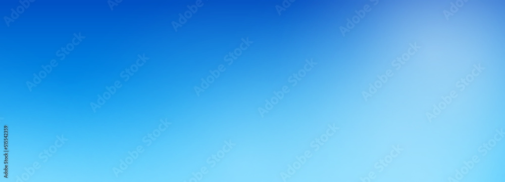 Wall mural blue sky gradient mesh background. soft clouds. realistic vector illustration.