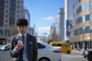 都会のビジネスマン