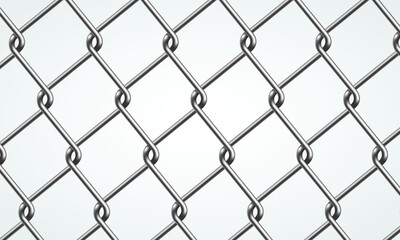 Silver wire mesh isolated on white background