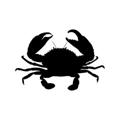 Crab Silhouette Vector