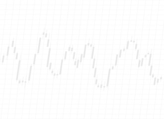 Financial bar chart on grid background - stock bar chart - business and finance concept.