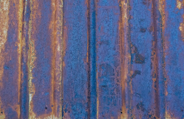 Obraz premium Rust on a metal sheet. Old sheet of metal