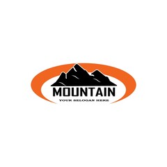 Mountain icon Logo Business Template Vector