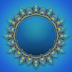 Mandal Ornament For islamic Background