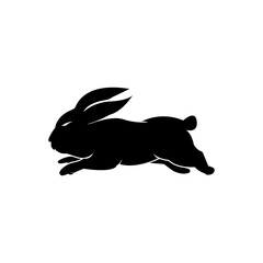 rabbit logo icon vector design