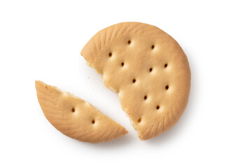 Cookies placed on a white background.